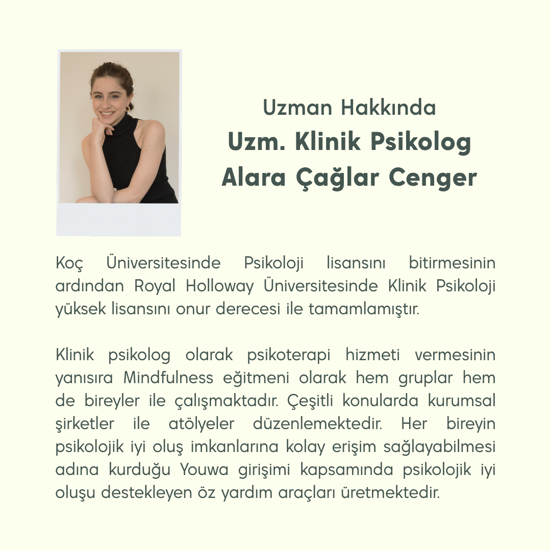 "Mindfulness ile Şefkatli Bakış" Atölyesi