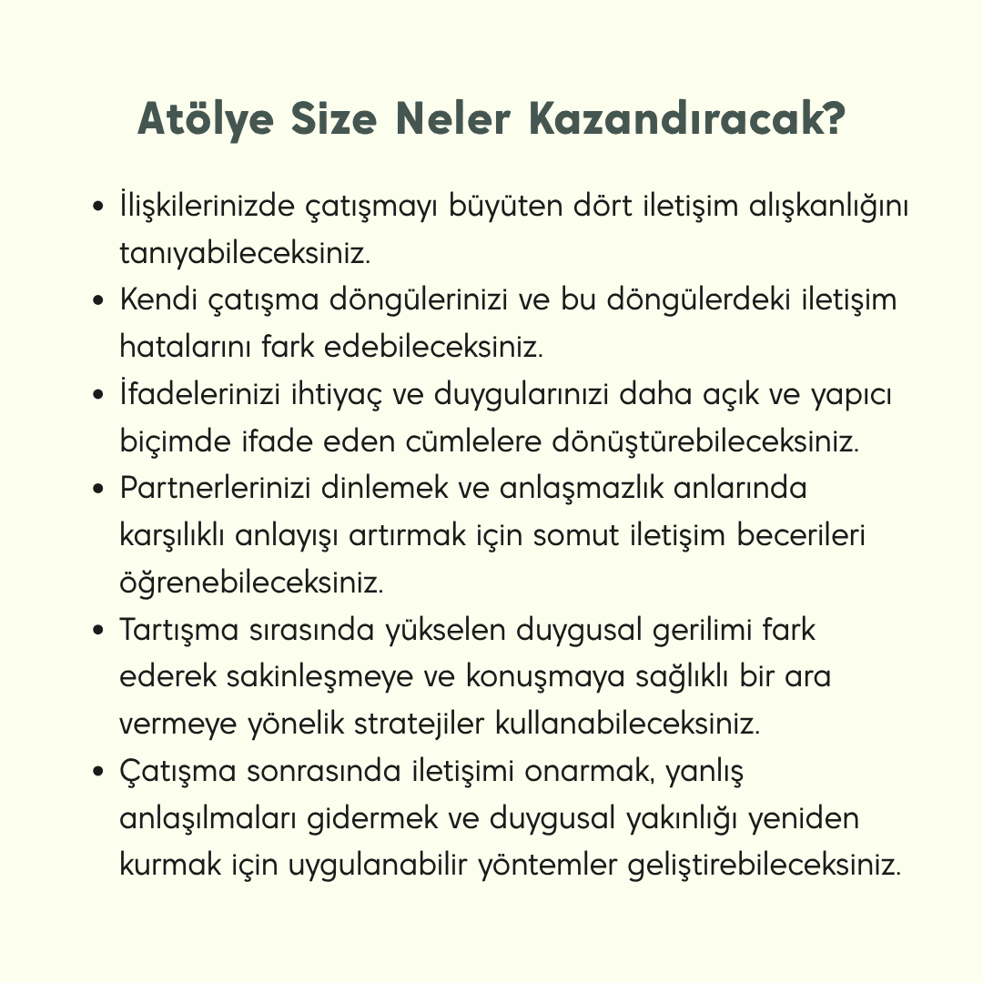 "Mahşerin 4 Atlısı" Atölyesi